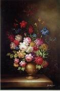 unknow artist Floral, beautiful classical still life of flowers.100 USA oil painting artist